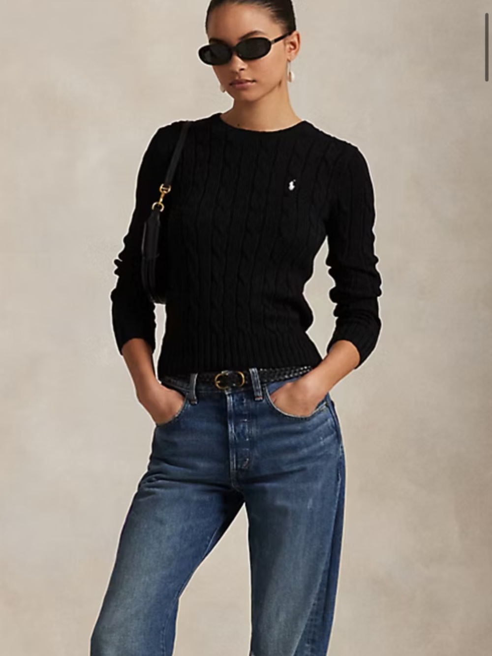 NWT Ralph Lauren Black Sweater
